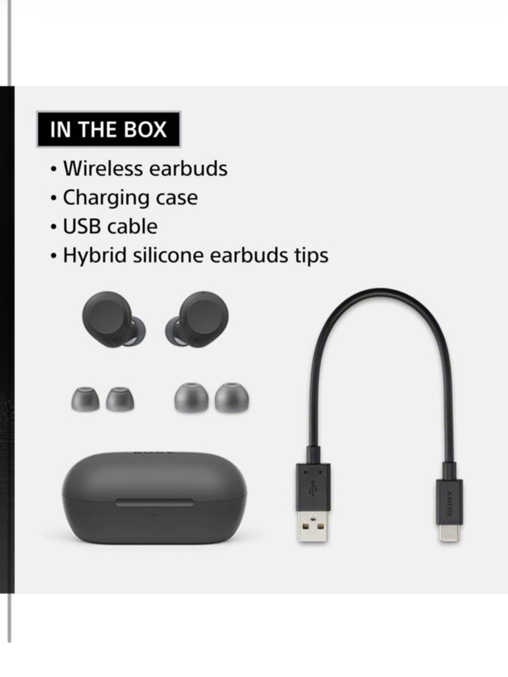 Sony Wireless In-Ear Earbuds — White - Picture 9 of 10